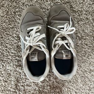 New Balance grey and White 574 sneakers